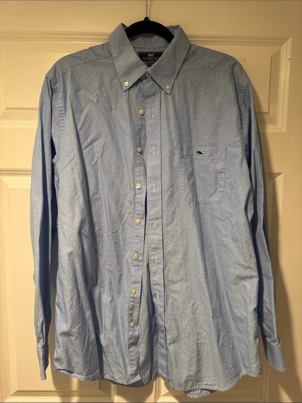 Vineyard Vines Sky Blue Button-Down Oxford Shirt